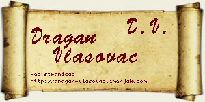 Dragan Vlasovac vizit kartica